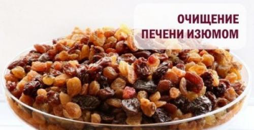 Чистка печени изюмом форум.