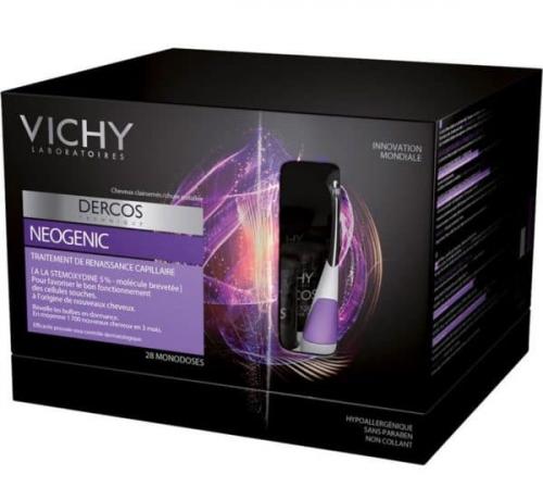 Ампулы для роста волос Виши. Деркос Неоженик от Виши (Vichy Dercos Neogenic): капсулы и ампулы для женщин для роста волос