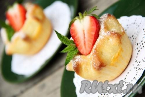 Пирожки с творогом и яблоками. Пирожки с яблоками и творогом