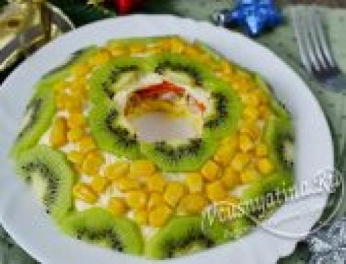 Рецепт салата изумрудный браслет с киви. Салат «Изумрудный браслет» с киви и курицей