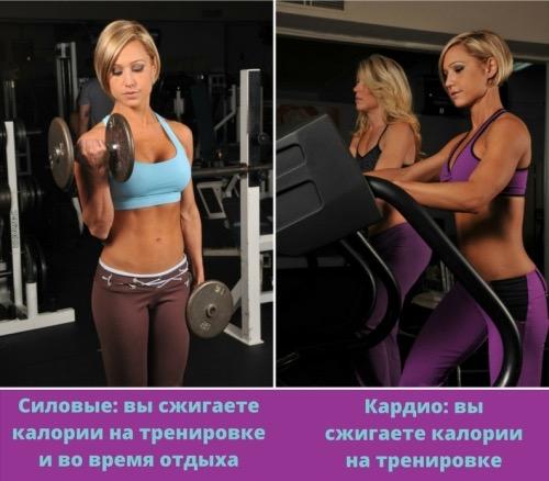 Кардио и силовые тренировки дома.