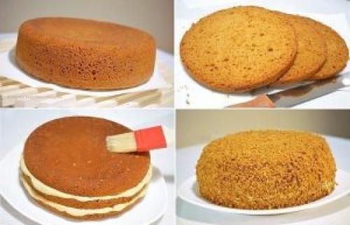 Мокрый медовик. Ооочень ВКУСНЫЙ, НЕЖНЫЙ и ВЛАЖНЫЙ бисквитный МЕДОВИК со СЛИВОЧНЫМ кремом.ПРОСТО, БЫСТРО, ВКУСНО.