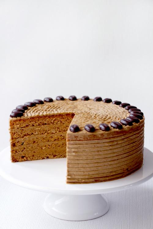 Кофейный медовик. Медово-кофейный торт