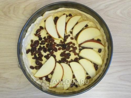 Королевский пирог с творогом и яблоками из песочного теста. Песочный пирог с яблоками и творогом