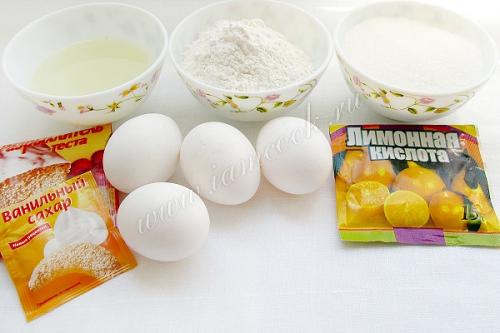 Шифоновый бисквит