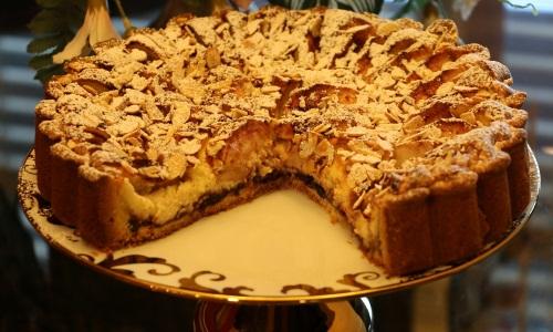 Песочный пирог с творогом и яблоками. Рецепт песочного пирога с творогом и яблоками