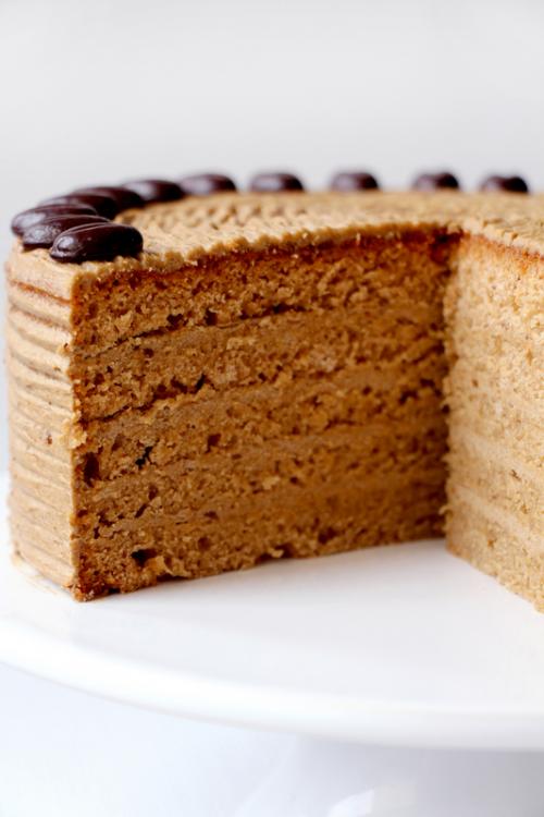 Кофейный медовик. Медово-кофейный торт