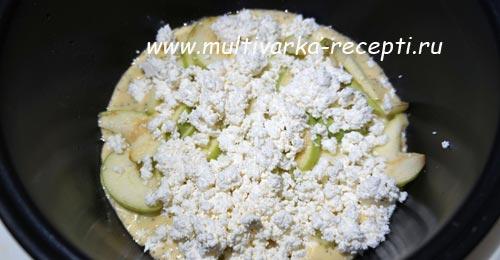 Пирог с яблоками и творогом в мультиварке. Творожно-яблочный пирог с маком в мультиварке