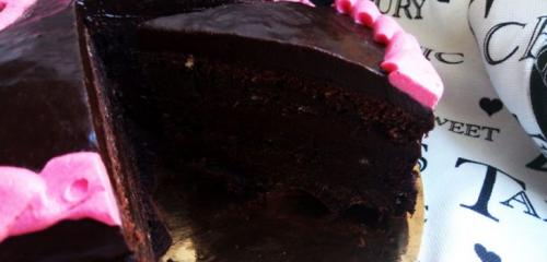 Торт Пища для Дьявола. Шоколадный торт дьявола
