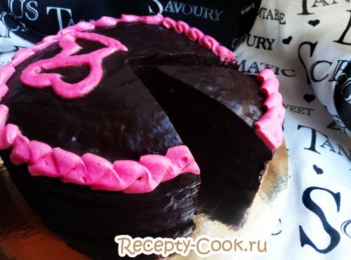 Торт Пища для Дьявола. Шоколадный торт дьявола