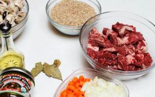 Перловка с грибами и мясом в мультиварке. Перловка с мясом и грибами в мультиварке