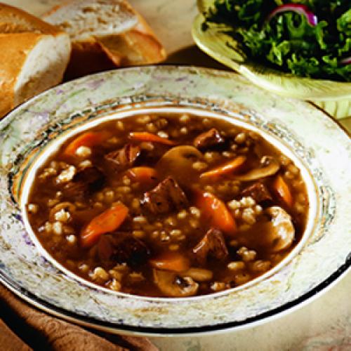 Суп с перловкой мясом и грибами. Грибной суп с мясом и перловкой