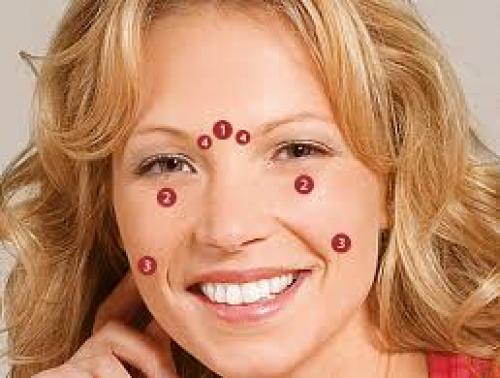Точки красоты на лице под глазами массировать. Омолаживаем кожу