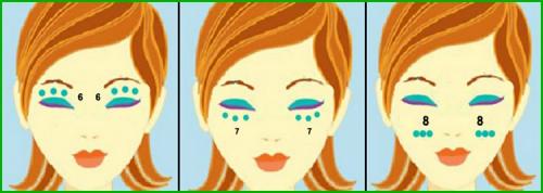 Точки красоты на лице для омоложения лица. Расположение рефлекторных зон