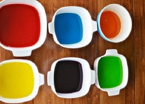 Разноцветное желе в стаканчиках. Рецепты разноцветного желе «Мозаика»