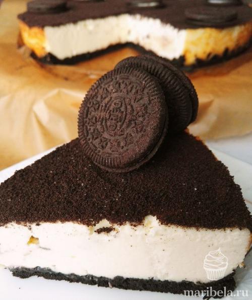 Чизкейк без выпечки с Орео. Орео-чизкейк