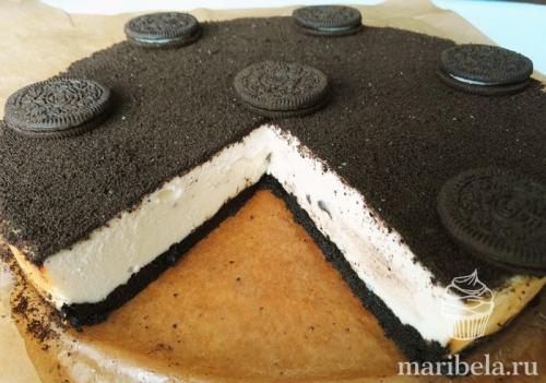Чизкейк без выпечки с Орео. Орео-чизкейк