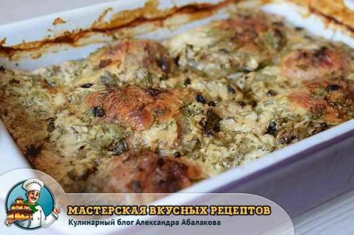 Курица маринованная в кефире и запеченная в духовке рецепт.