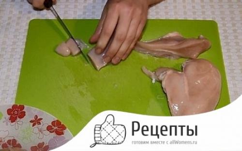 Теплый салат с куриной грудкой и стручковой фасолью. Салат из стручковой фасоли и куриной грудки