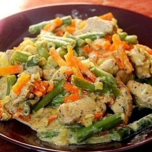 Теплый салат с говядиной и стручковой фасолью. Сытный и вкусный салат из стручковой фасоли с мясом