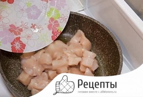 Теплый салат с куриной грудкой и стручковой фасолью. Салат из стручковой фасоли и куриной грудки