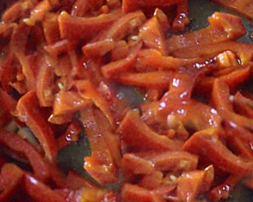 Салат с жареной курицей и стручковой фасолью. Ингредиенты