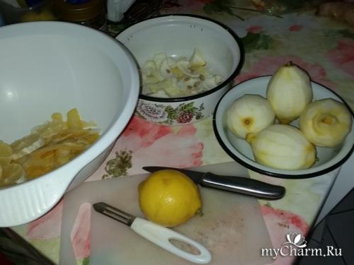 Имбирь с лимоном и сахаром в банке. Лимоны на зиму. С имбирем