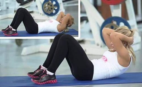 Как убрать жир с живота за неделю самое эффективное упражнение.