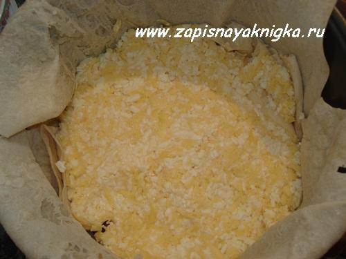 Пирог из лаваша с сыром и колбасой. Рецепт 3: Пирог из лаваша и сыра в мультиварке (ленивая ачма)