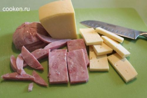 Бутерброды из лаваша с колбасой и сыром. Горячие бутерброды из лаваша