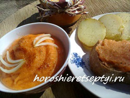 Икра из селедки и манной крупы. Ингредиенты: