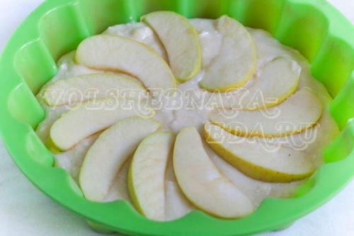 Пирог творожный с яблоками рецепт нежный. Ингредиенты к рецепту