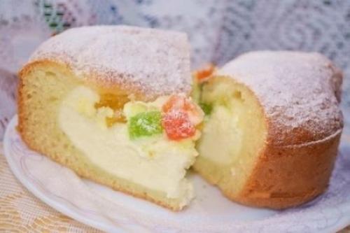 Творожный пирог на скорую руку