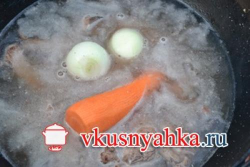 В казане на природе. Рецепт 1: шурпа в казане на костре (пошаговые фото)