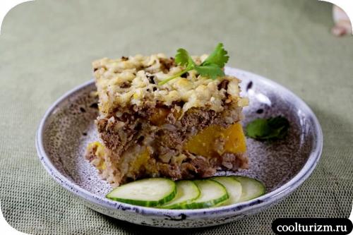 Запеканка из куриной печени с рисом. Запеканка из печени с рисом