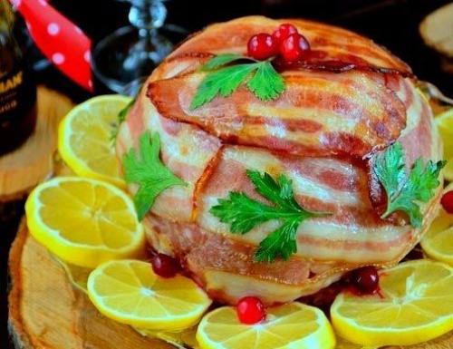 Блюдо бомба. Мясная «бомба» с беконом