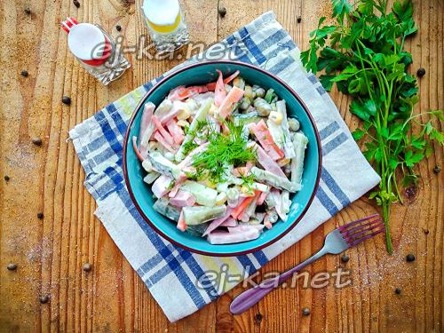 Салат в который не надо ничего варить. Салат, который не надо варить — все порезал и готово