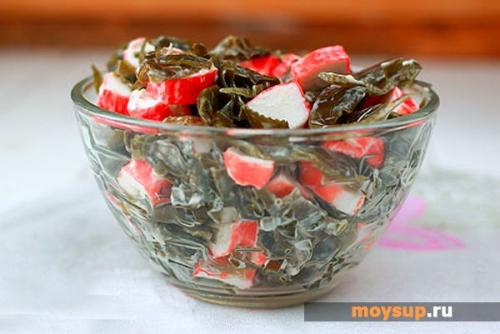 Салат на дне морском. Морское дно