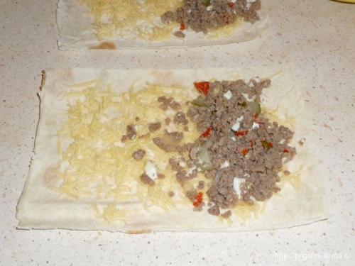 Трубочки из лаваша жареные с фаршем. Трубочки из лаваша с мясным фаршем