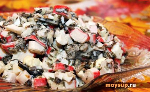 Салат на дне морском. Морское дно