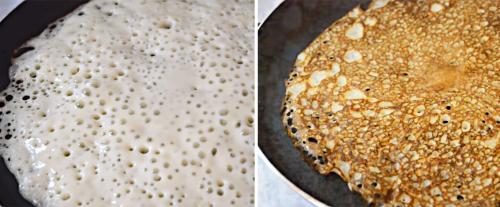 Низкокалорийные блинчики на кефире. Блины без муки на кефире