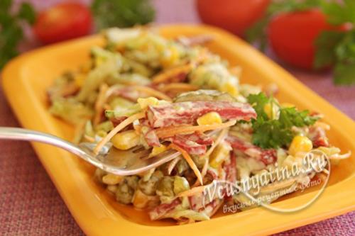 Салаты которые не надо варить все порезал и готово. Салат, который не нужно варить, — все порезал и готово