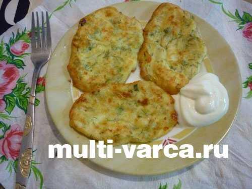 Оладьи из кабачков для детей в мультиварке. Оладьи из кабачков