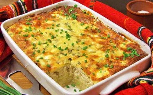 Рецепт картофельная запеканка с куриным фаршем и грибами. Готовим запеканку с картофелем и куриным фаршем