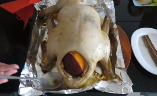 Утка с яблоками и апельсинами в утятнице. Вариант приготовления утки, запеченной с апельсинами