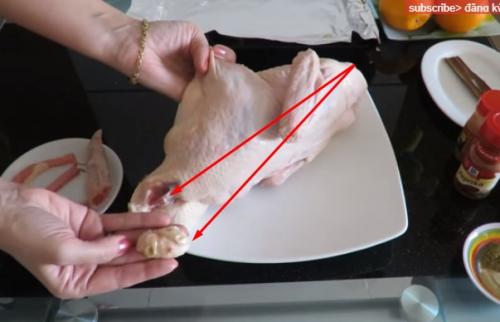 Утка с яблоками и апельсинами в утятнице. Вариант приготовления утки, запеченной с апельсинами