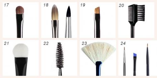32 кисти для макияжа описание. Кисти для макияжа и их описание