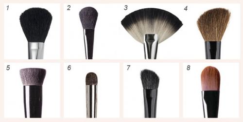 32 кисти для макияжа описание. Кисти для макияжа и их описание