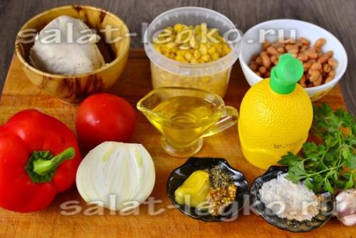 Салат "Пальчики оближешь" без майонеза