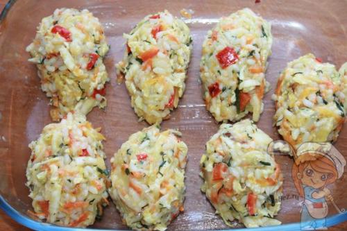 Ленивые голубцы из пекинской капусты с рисово-овощным фаршем без мяса